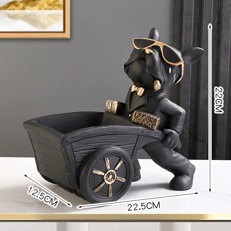 Charming Dog Cart Key Holder