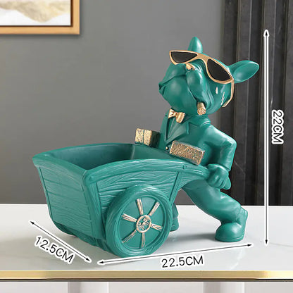 Charming Dog Cart Key Holder