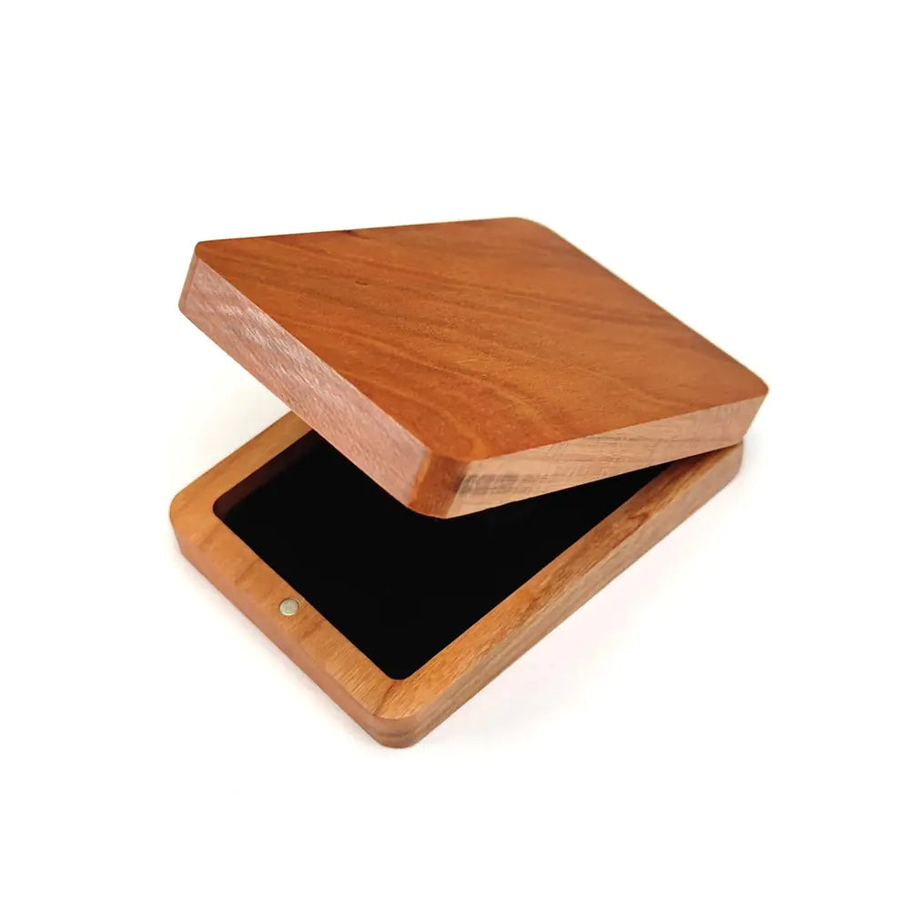 Elegant Walnut Ring Spinner Box