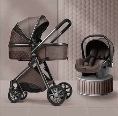 Elegant Elevated Compact Stroller