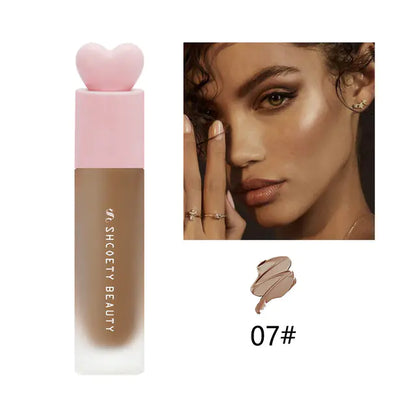 1pc SHCOETY Liquid Foundation Oil Control Makeup Cream