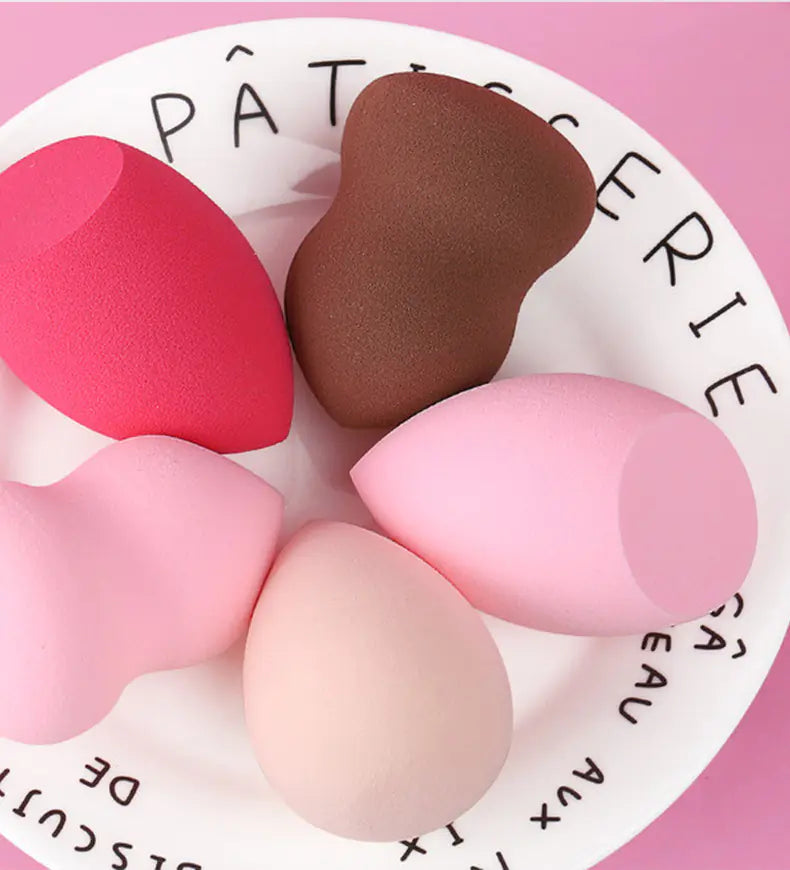 Water Droplet Shaped Makeup Puff for Dry and Wet Use
