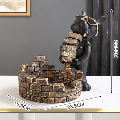 Charming Dog Cart Key Holder