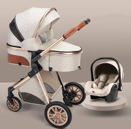Elegant Elevated Compact Stroller