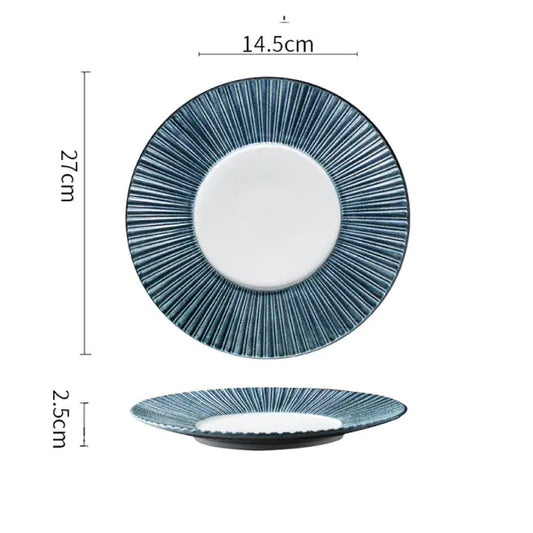 Large Display Plate for Cake, Breakfast, Steak, Pasta, Salad