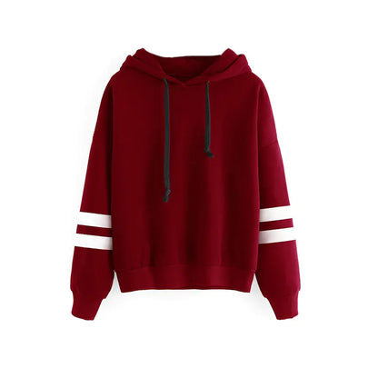 Autumn Winter Hooded Loose Long Sleeve Sweatshirt