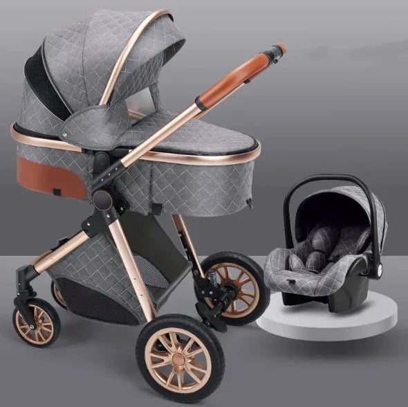 Elegant Elevated Compact Stroller