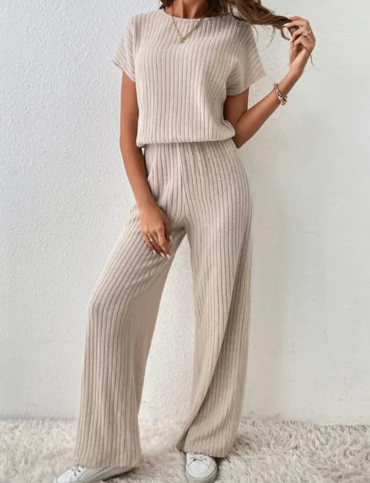 Knitted Two-Piece Lounge Set Women