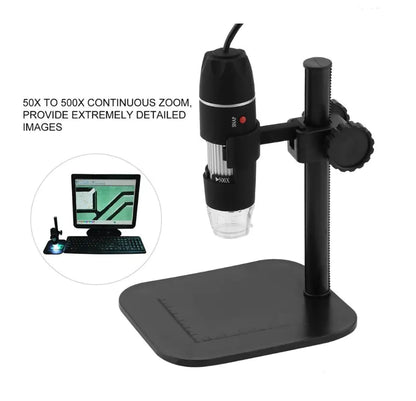 Compact 500X High-Precision Microscope Camera
