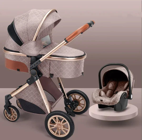 Elegant Elevated Compact Stroller