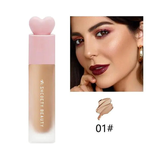 1pc SHCOETY Liquid Foundation Oil Control Makeup Cream