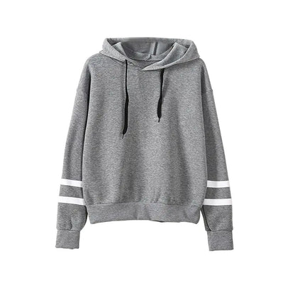 Autumn Winter Hooded Loose Long Sleeve Sweatshirt