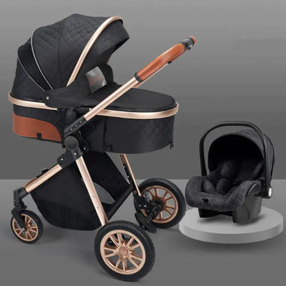 Elegant Elevated Compact Stroller