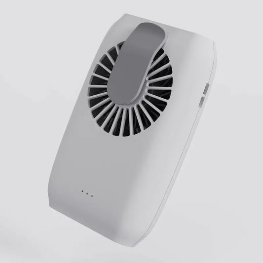 USB Rechargeable Neck Fan - Mini Silent Handheld Fan