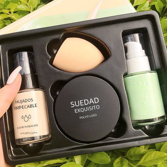 "Beauty Essentials Makeup Set: Foundation, BB Cream & More"