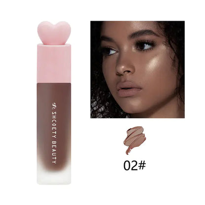 1pc SHCOETY Liquid Foundation Oil Control Makeup Cream