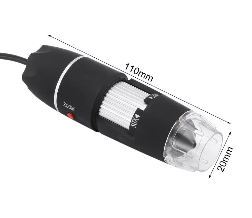 Compact 500X High-Precision Microscope Camera