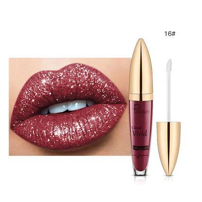 Matte Shimmer Glitter Liquid Lipstick