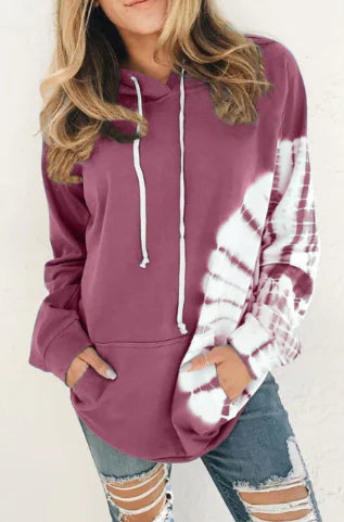 Casual Printed Long Sleeve Hoodie