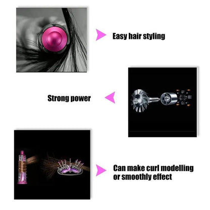 5-in-1 Automatic Hot Air Comb for Curling & Straightening