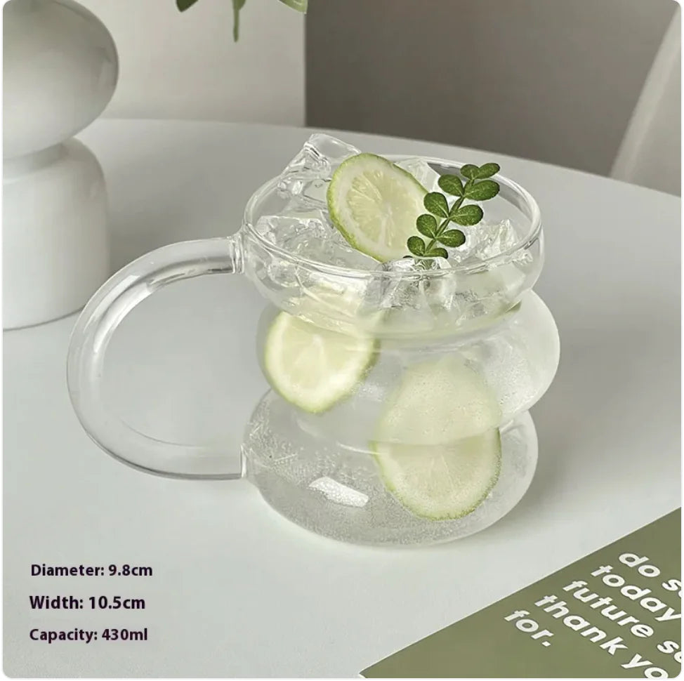 Heat-Resistant Borosilicate Glass Cup