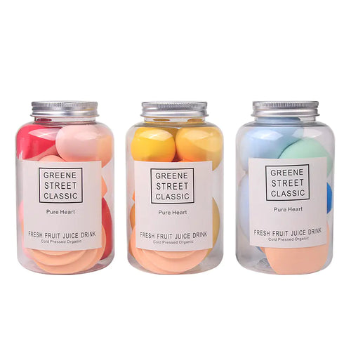 Water Droplet Shaped Makeup Puff for Dry and Wet Use