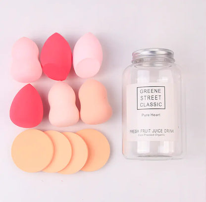 Water Droplet Shaped Makeup Puff for Dry and Wet Use