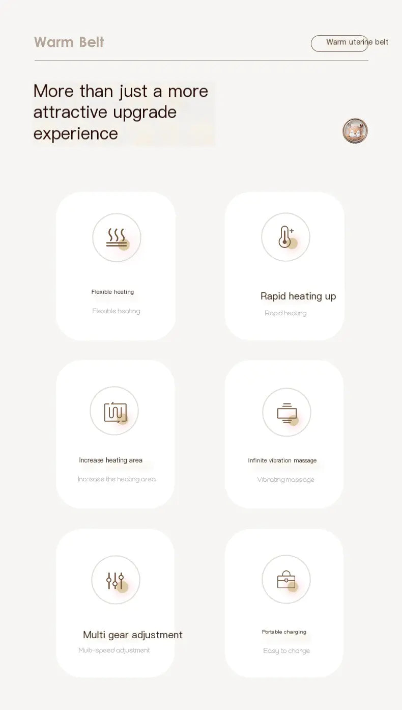Graphene Electric Heating Belt for Menstrual Relief