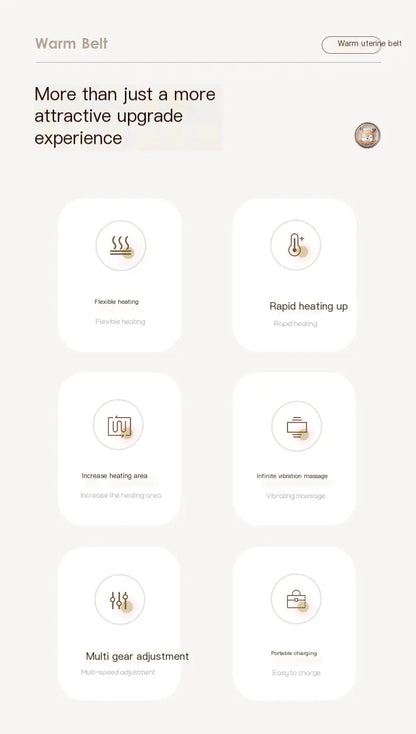 Graphene Electric Heating Belt for Menstrual Relief