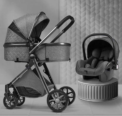 Elegant Elevated Compact Stroller