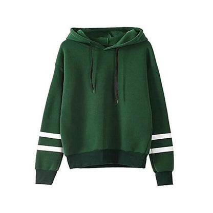 Autumn Winter Hooded Loose Long Sleeve Sweatshirt