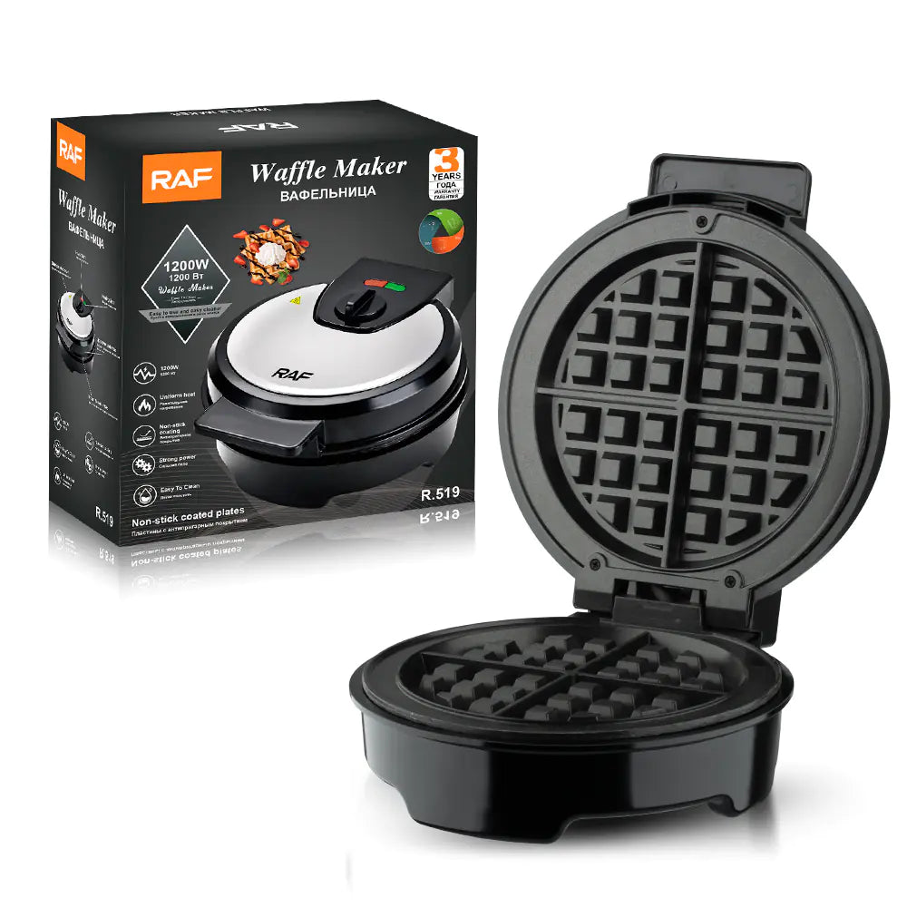 Dual-Sided Waffle Maker with Sandwich Function