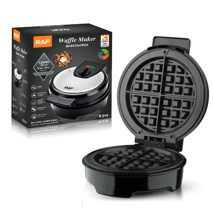 Dual-Sided Waffle Maker with Sandwich Function