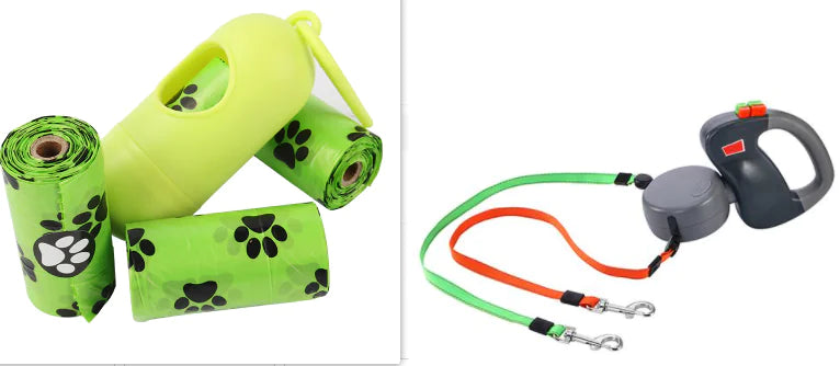 Dual Flexi Pet Leash