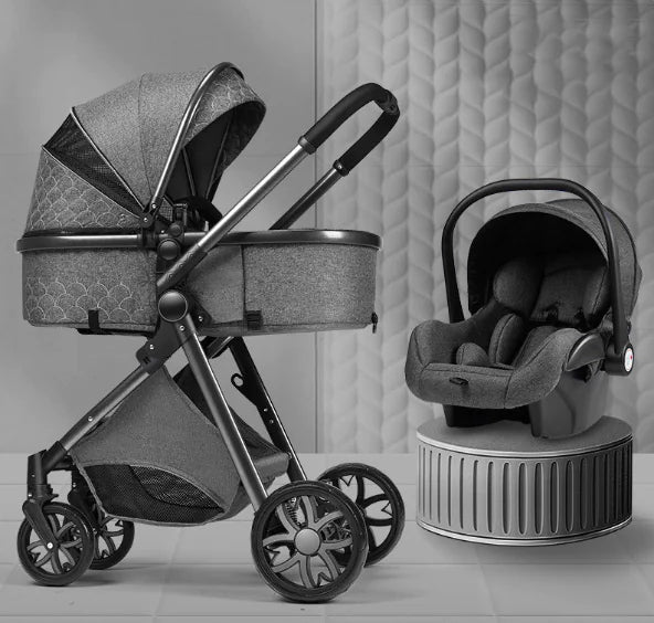Elegant Elevated Compact Stroller