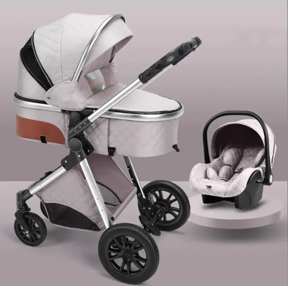 Elegant Elevated Compact Stroller