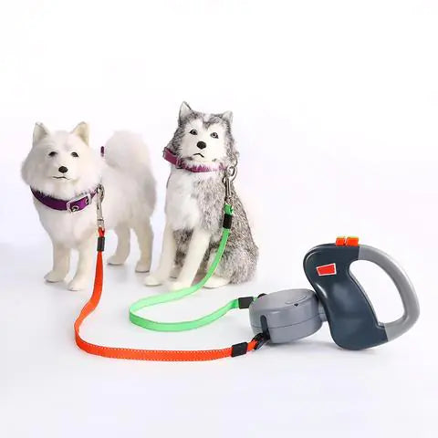 Dual Flexi Pet Leash