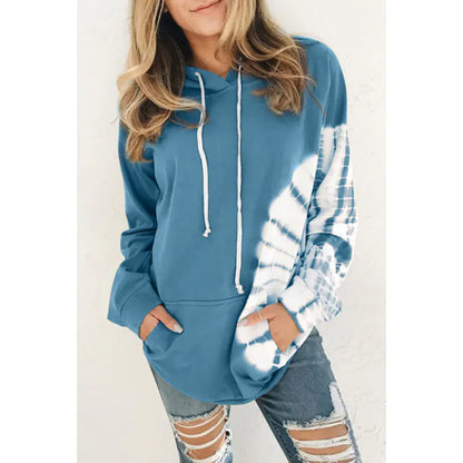 Casual Printed Long Sleeve Hoodie