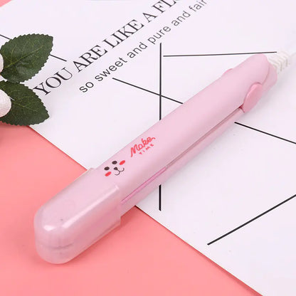 2 in 1 Mini Hair Straightener and Curling Iron