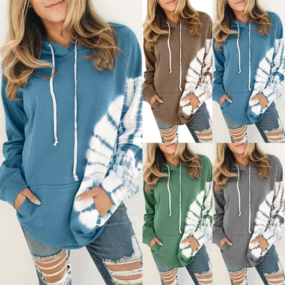 Casual Printed Long Sleeve Hoodie