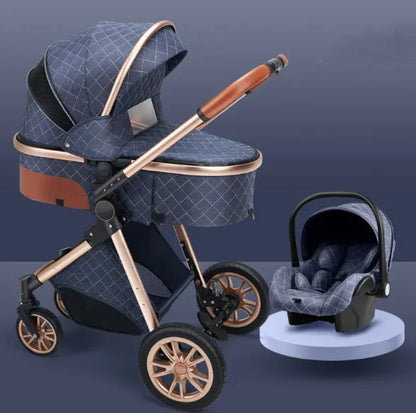 Elegant Elevated Compact Stroller