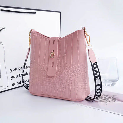 Chic Croc Pattern Crossbody