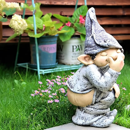 Charming Garden Gnome Outdoor Statue