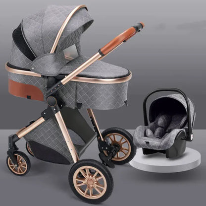Elegant Elevated Compact Stroller
