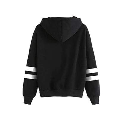 Autumn Winter Hooded Loose Long Sleeve Sweatshirt