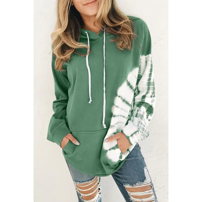 Casual Printed Long Sleeve Hoodie