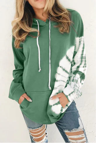 Casual Printed Long Sleeve Hoodie