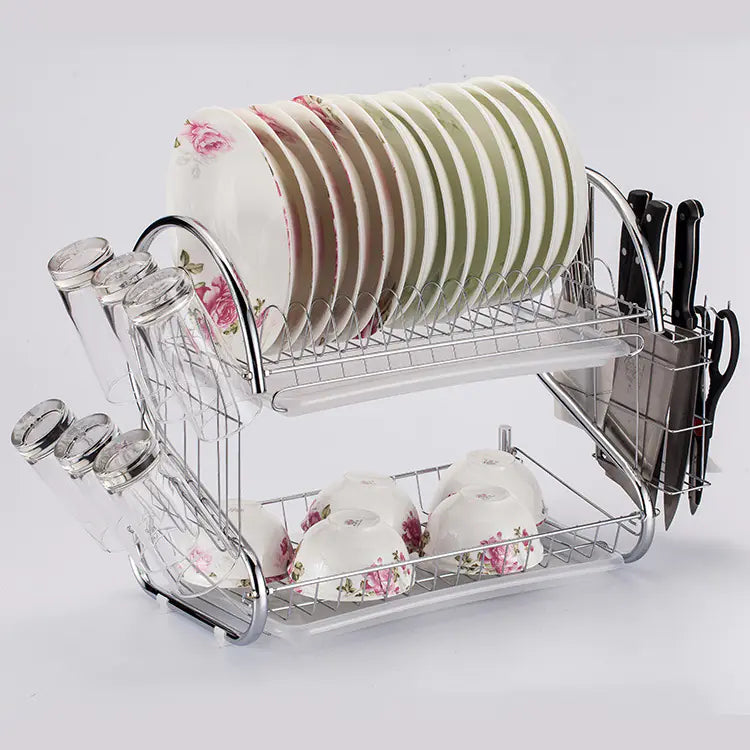 Kitchen Drain Rack for Article Storage and Organization