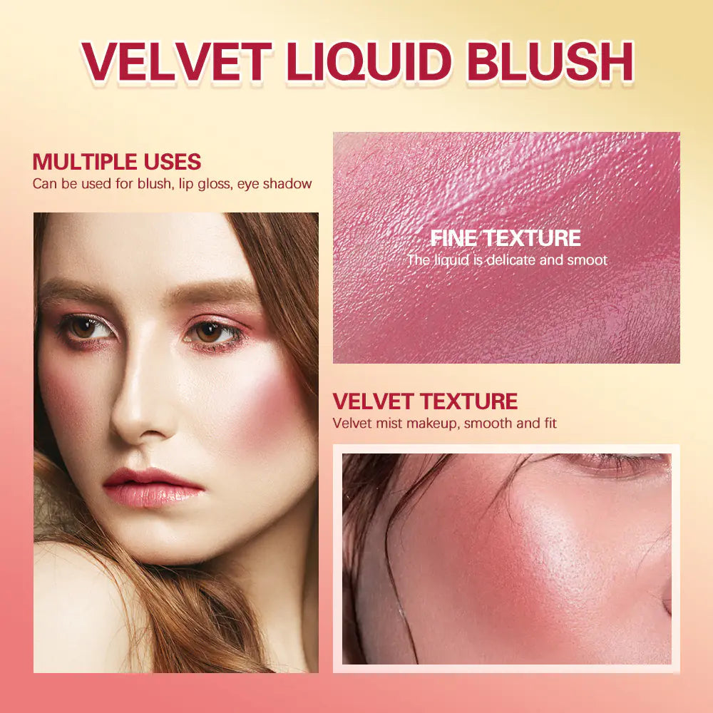 Rare Liquid Blush Velvet Texture Longlasting Waterproof Color
