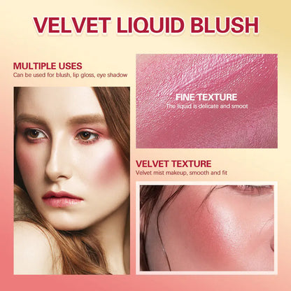 Rare Liquid Blush Velvet Texture Longlasting Waterproof Color